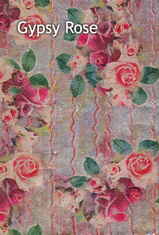 gypsy rose foil paper