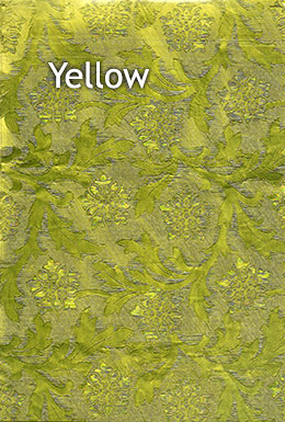 yellow floral foil
