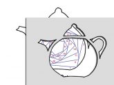 pattern for tea pot