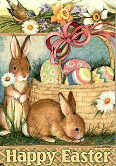happy easter bunnies