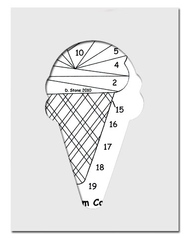 pattern for ice cream cone