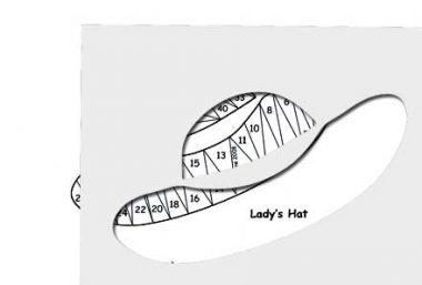 pattern for lady's hat