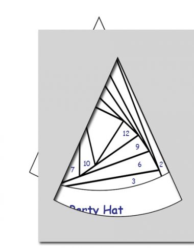 Pattern for Party Hat
