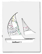 pattern for sail boat