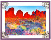 colorful desert