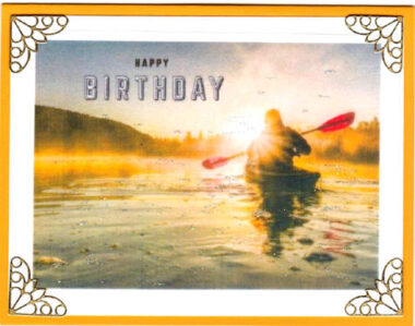kayak birthday