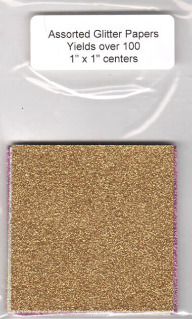 packaged glitter centers