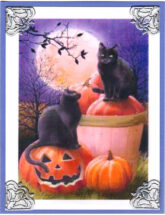 kitties and pumpkins