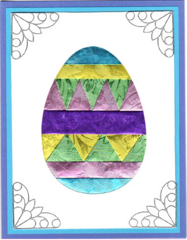 Easter Egg Die Cut