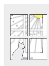 Cat In Window - Pattern